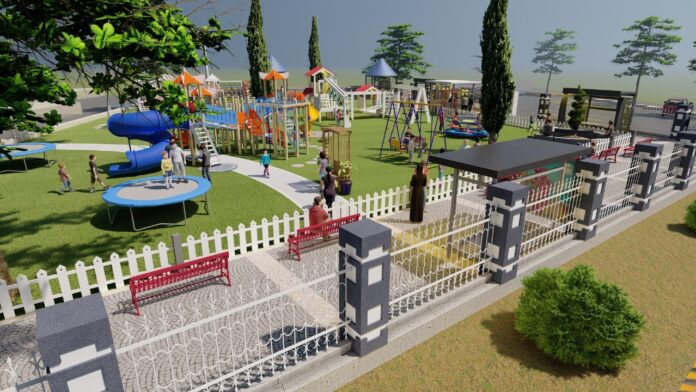 Bupati Wujudkan Pembangunan Play Ground di Kompleks Rumah Dinas