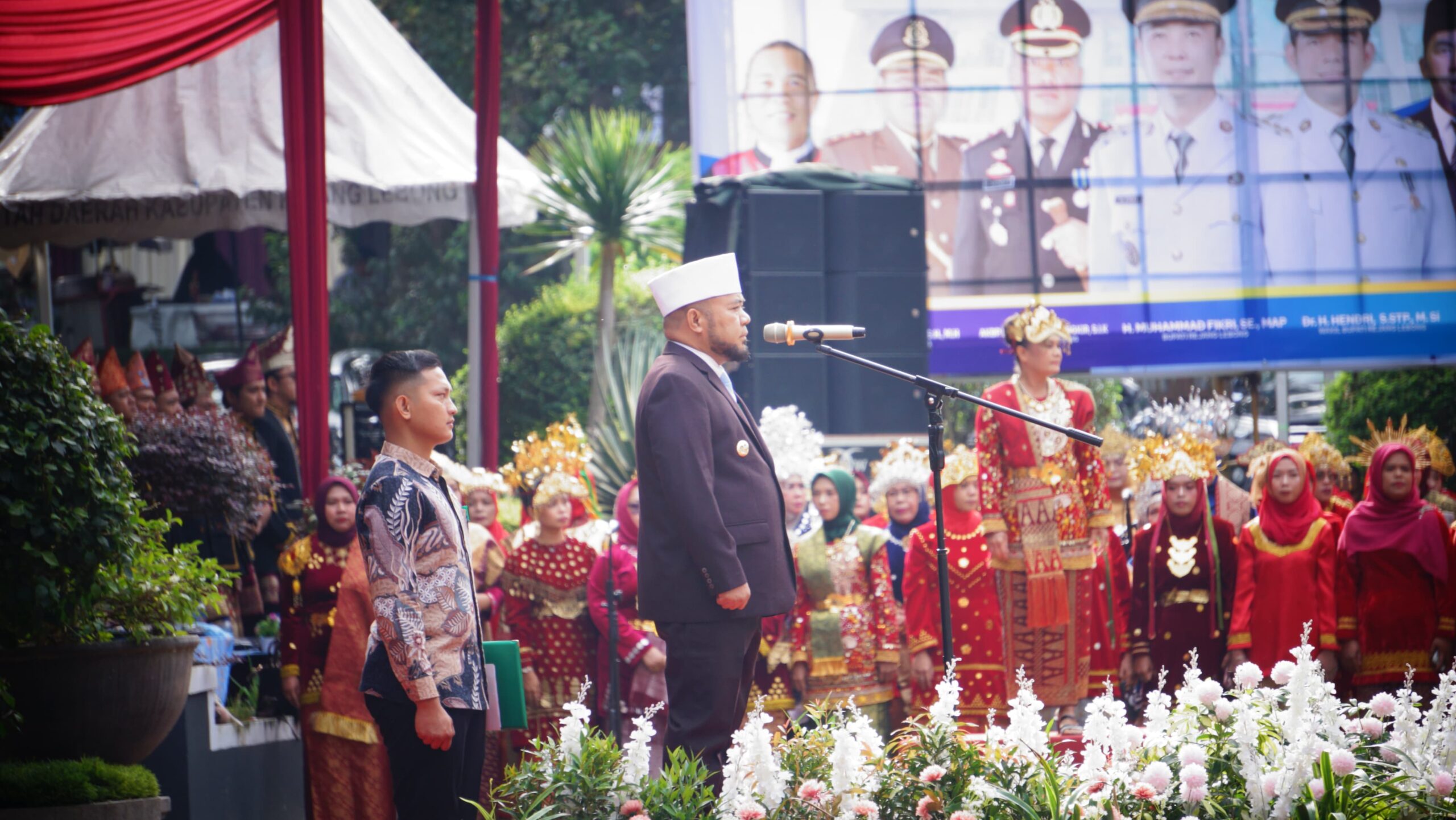 Gubernur Pimpin Upacara HUT ke-145 Kota Curup