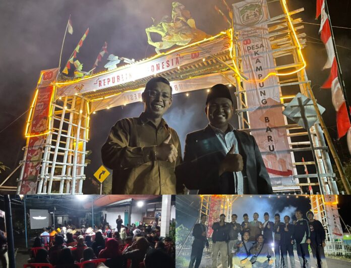 Tampil Beda di Rejang Lebong, Gapura Raksasa Pangeran Diponegoro di Desa Kampung Baru Semarakkan HUT ke-80 KemRI