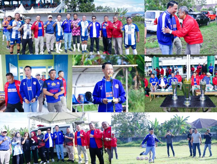 Bupati Rejang Lebong Resmikan Pembukaan Turnamen Sepak Bola U-45 se-Sumbagsel di Stadion Air Bang