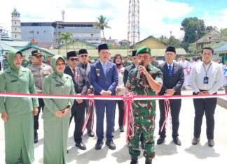 Disaksikan Bupati, Wabup, dan Ketua DPRD, Dandim Resmikan Aula Arupadatu Kodim 0409/RL