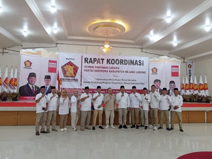 Optimalisasi Peran Kader, DPC Gerindra Rejang Lebong Targetkan Menang di Pemilu 2029